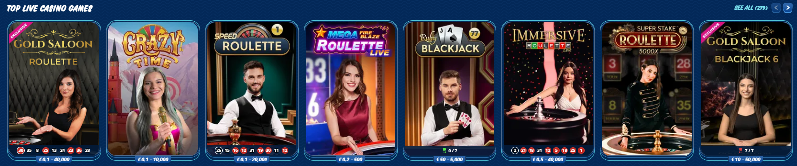 Live Casino Sgcasino